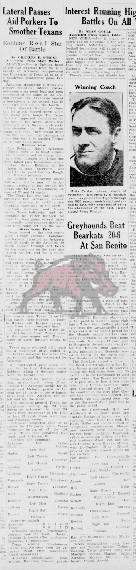 1935-11-23 Valley_Morning_Star_Harlingen- TX_Sat__Nov_23__1935 p. 5 Story Game 17