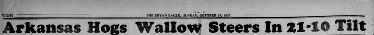 1937-10-17 The_Eagle_Sun__Oct_17__1937 p. 8 Headline Game 19