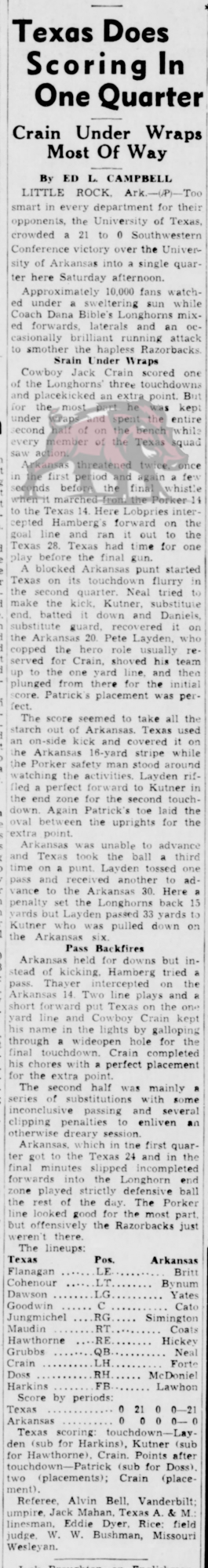 1940-10-20 Valley_Morning_Star_Sun__Oct_20__1940 p. 8 Story Game 22